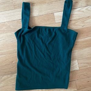 Reformation green tank top